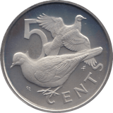 1973 5 CENTS BRITISH VIRGIN ISLANDS (PROOF) - WORLD COINS - Cambridgeshire Coins