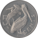 1973 50 CENT BRITISH VIRGIN ISLANDS SILVER (PROOF) - SILVER WORLD COINS - Cambridgeshire Coins