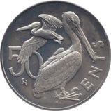 1973 50 CENTS BRITISH VIRGIN ISLANDS (PROOF) - WORLD COINS - Cambridgeshire Coins
