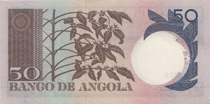 1973 50 ESCUDOS BANKNOTE ANGOLA ( REF 309 ) - World Banknotes - Cambridgeshire Coins