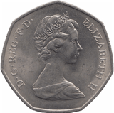 1973 BRILLIANT UNCIRCULATED 50P EEC ENTRY RING OF HANDS - 50p BU - Cambridgeshire Coins