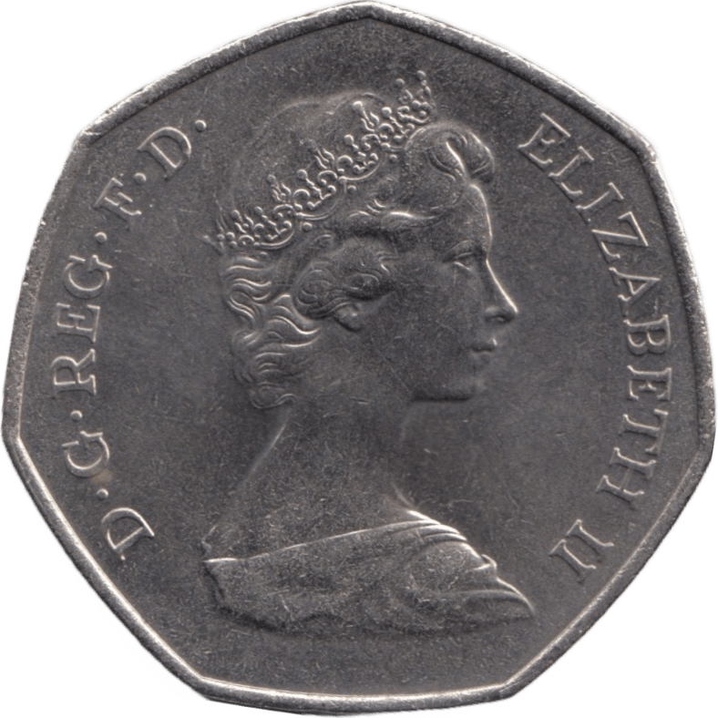 1973 CIRCULATED 50P EEC ENTRY RING OF HANDS - 50P CIRCULATED - Cambridgeshire Coins