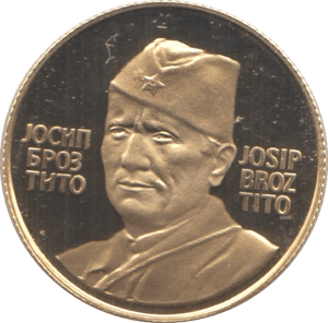 1973 GOLD PROOF YUGOSLAVIA COMMEMORATIVE JOSEP BROZ TITO - Gold World Coins - Cambridgeshire Coins