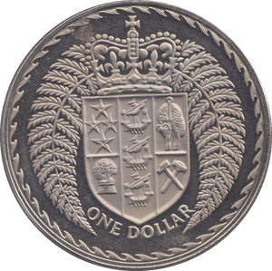 1973 NEW ZEALAND ONE DOLLAR - WORLD COINS - Cambridgeshire Coins