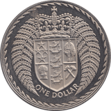 1973 NEW ZEALAND ONE DOLLAR - WORLD COINS - Cambridgeshire Coins