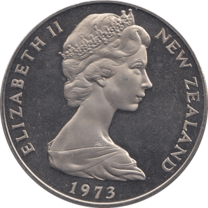 1973 NEW ZEALAND ONE DOLLAR - WORLD COINS - Cambridgeshire Coins