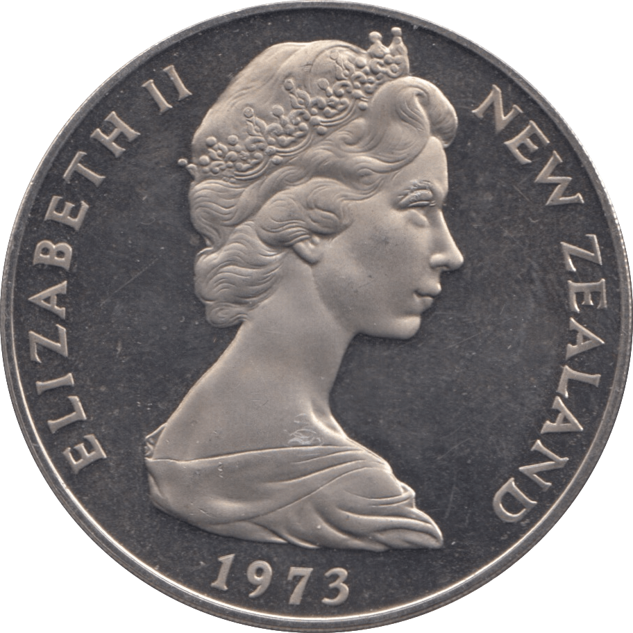 1973 NEW ZEALAND ONE DOLLAR - WORLD COINS - Cambridgeshire Coins