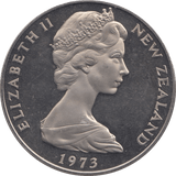 1973 NEW ZEALAND ONE DOLLAR - WORLD COINS - Cambridgeshire Coins