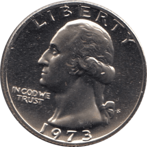 1973 QUARTER DOLLAR USA ( PROOF ) - WORLD COINS - Cambridgeshire Coins