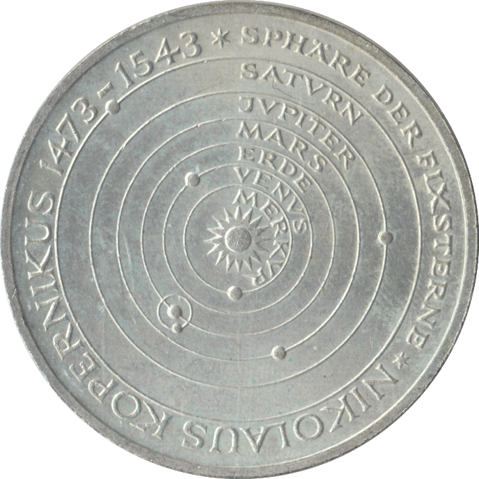 1973 SILVER 5 MARK MINT GERMANY - SILVER WORLD COINS - Cambridgeshire Coins