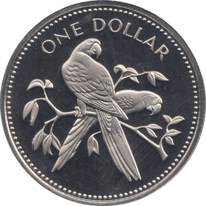 1974 1 DOLLAR BELIZE (PROOF) - WORLD COINS - Cambridgeshire Coins