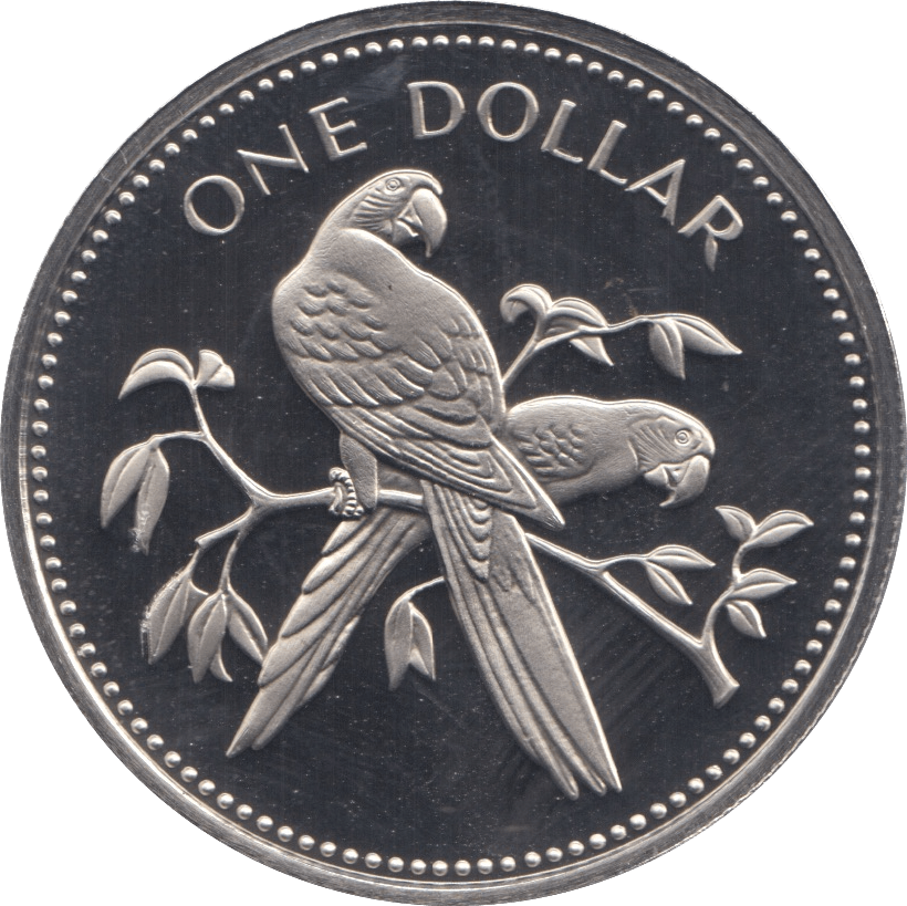 1974 1 DOLLAR BELIZE (PROOF) - WORLD COINS - Cambridgeshire Coins