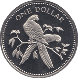 1974 1 DOLLAR BELIZE (PROOF) - WORLD COINS - Cambridgeshire Coins