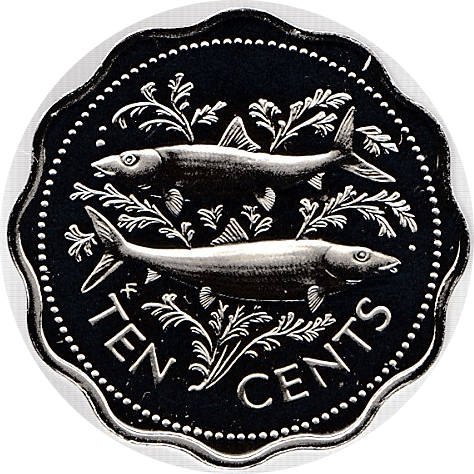 1974 10 CENTS BAHAMAS ( PROOF ) - WORLD COINS - Cambridgeshire Coins