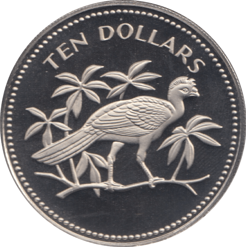 1974 10 DOLLARS BELIZE (PROOF) - WORLD COINS - Cambridgeshire Coins