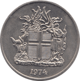 1974 10 KRONUR ICELAND - WORLD COINS - Cambridgeshire Coins