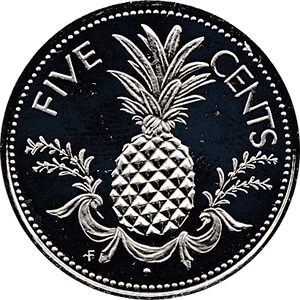 1974 5 CENTS BAHAMAS ( PROOF ) - WORLD COINS - Cambridgeshire Coins