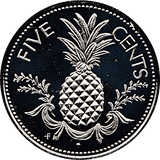 1974 5 CENTS BAHAMAS ( PROOF ) - WORLD COINS - Cambridgeshire Coins