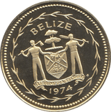 1974 5 CENTS BELIZE (PROOF) - WORLD COINS - Cambridgeshire Coins