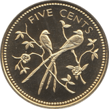 1974 5 CENTS BELIZE (PROOF) - WORLD COINS - Cambridgeshire Coins