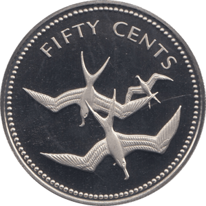 1974 50 CENTS BELIZE (PROOF) - WORLD COINS - Cambridgeshire Coins