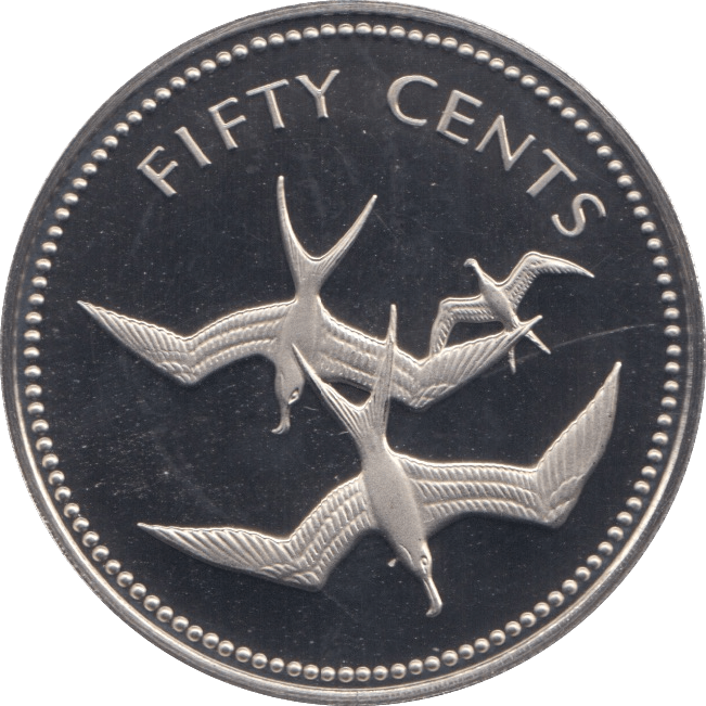 1974 50 CENTS BELIZE (PROOF) - WORLD COINS - Cambridgeshire Coins