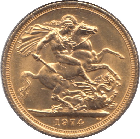 1974 GOLD SOVEREIGN ( BU ) REF 3 - Sovereign - Cambridgeshire Coins