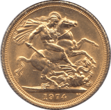 1974 GOLD SOVEREIGN ( BU ) REF 3 - Sovereign - Cambridgeshire Coins