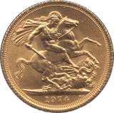1974 GOLD SOVEREIGN ( BU ) REF 4 - Sovereign - Cambridgeshire Coins