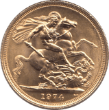 1974 GOLD SOVEREIGN ( BU ) - Sovereign - Cambridgeshire Coins