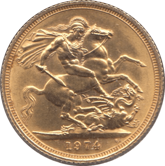 1974 GOLD SOVEREIGN ( BU ) - Sovereign - Cambridgeshire Coins