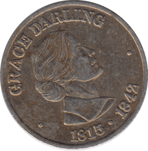 1974 GRACE DARLING CAPTAIN MORGAN R.N.L.I MEDALLION - MEDALLIONS - Cambridgeshire Coins