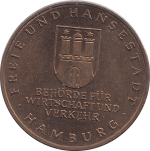 1974 HAMBERG COMMEMORATIVE MEDALLION - WORLD COINS - Cambridgeshire Coins