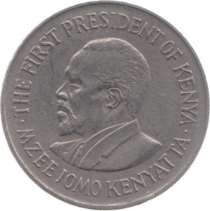 1974 KENYA ONE SHILLING - WORLD COINS - Cambridgeshire Coins