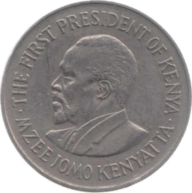 1974 KENYA ONE SHILLING - WORLD COINS - Cambridgeshire Coins