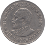 1974 KENYA ONE SHILLING - WORLD COINS - Cambridgeshire Coins