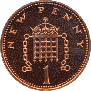 1974 PROOF DECIMAL ONE NEW PENNY - 1p Proof - Cambridgeshire Coins