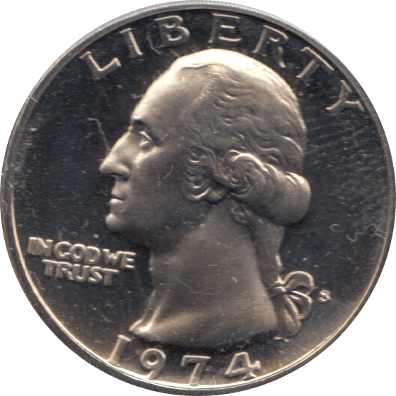 1974 QUARTER DOLLAR USA ( PROOF ) - WORLD COINS - Cambridgeshire Coins