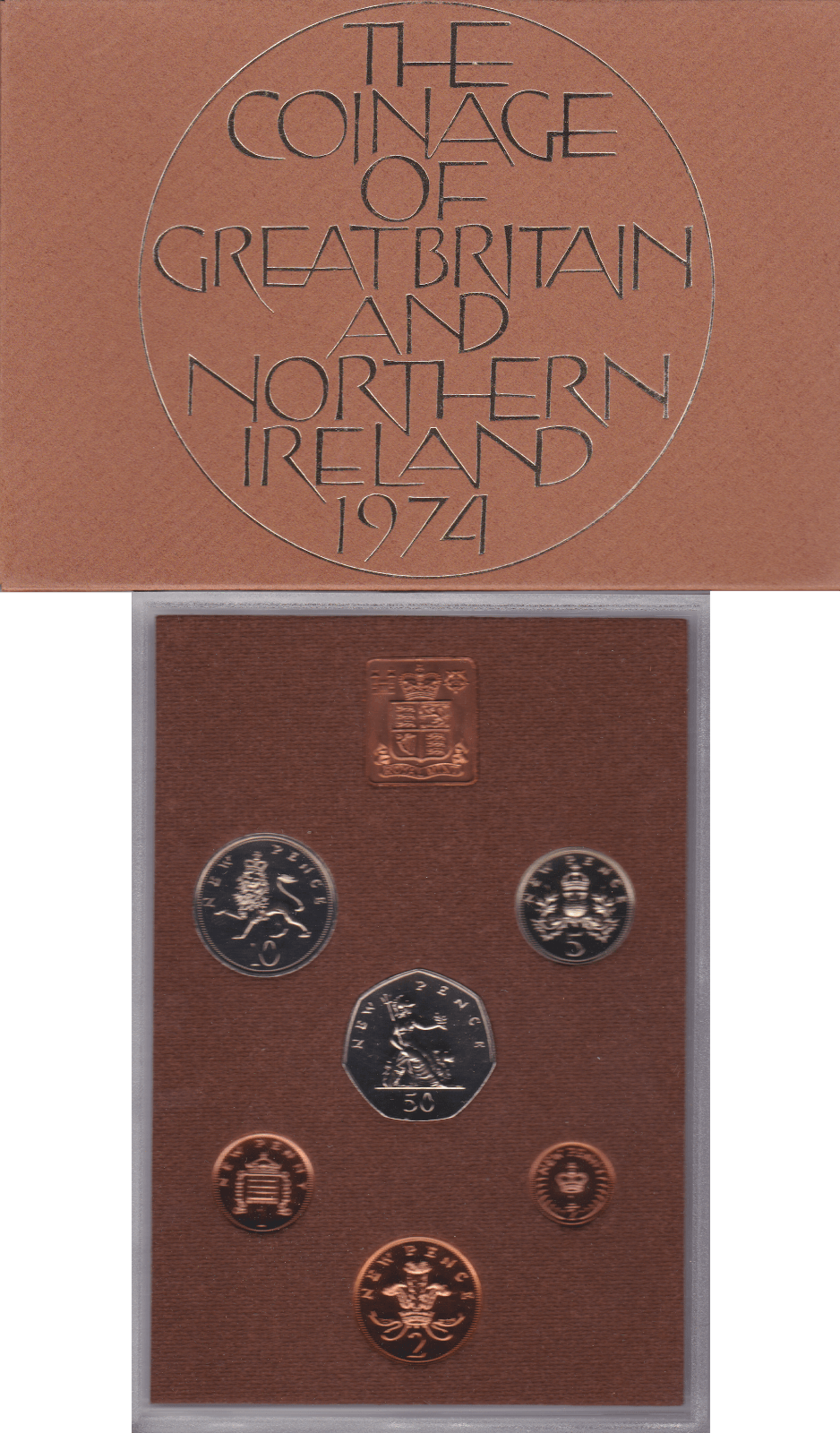 1974 ROYAL MINT PROOF SET - ROYAL MINT PROOF SET - Cambridgeshire Coins