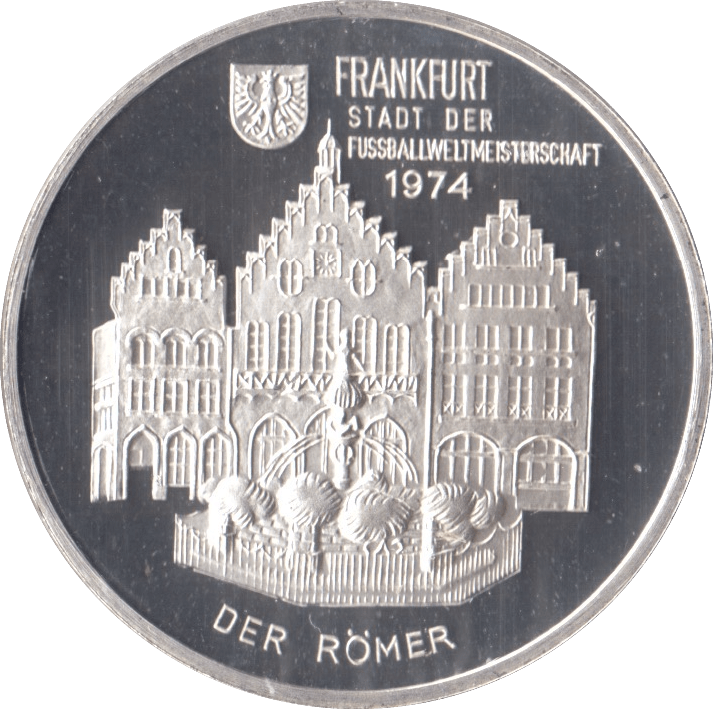 1974 SILVER PROOF GERMANY MEDALLION - SILVER WORLD COINS - Cambridgeshire Coins
