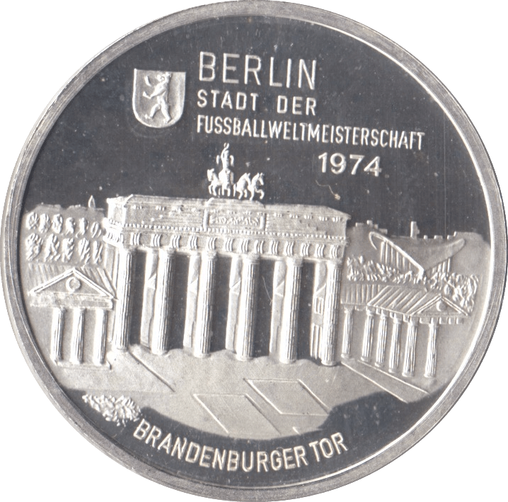 1974 SILVER PROOF GERMANY MEDALLION - SILVER WORLD COINS - Cambridgeshire Coins
