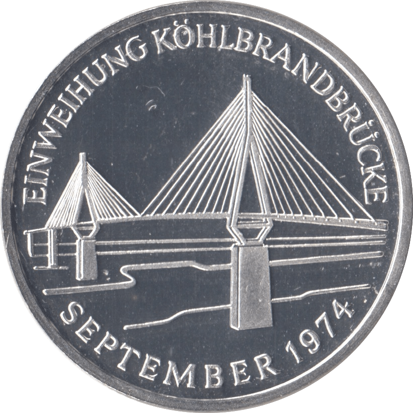 1974 SILVER PROOF GERMANY MEDALLION - SILVER WORLD COINS - Cambridgeshire Coins