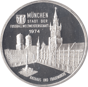 1974 SILVER PROOF GERMANY MEDALLION - SILVER WORLD COINS - Cambridgeshire Coins