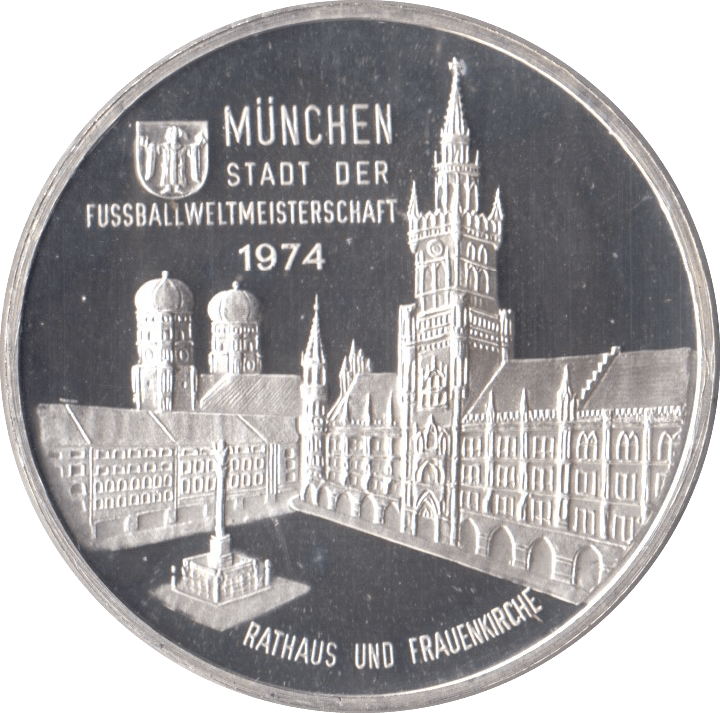 1974 SILVER PROOF GERMANY MEDALLION - SILVER WORLD COINS - Cambridgeshire Coins