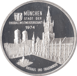 1974 SILVER PROOF GERMANY MEDALLION - SILVER WORLD COINS - Cambridgeshire Coins