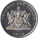 1975 10 CENTS TRINIDAD AND TOBAGO PROOF - WORLD COINS - Cambridgeshire Coins