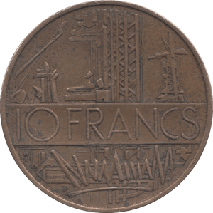 1975 10 FRANCS FRANCE - WORLD COINS - Cambridgeshire Coins