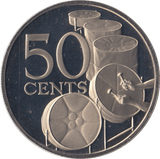 1975 50 CENT TRINIDAD AND TOBAGO PROOF - WORLD COINS - Cambridgeshire Coins