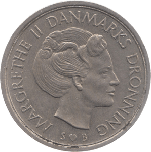 1975 DENMARK 5 KRONER - WORLD COINS - Cambridgeshire Coins