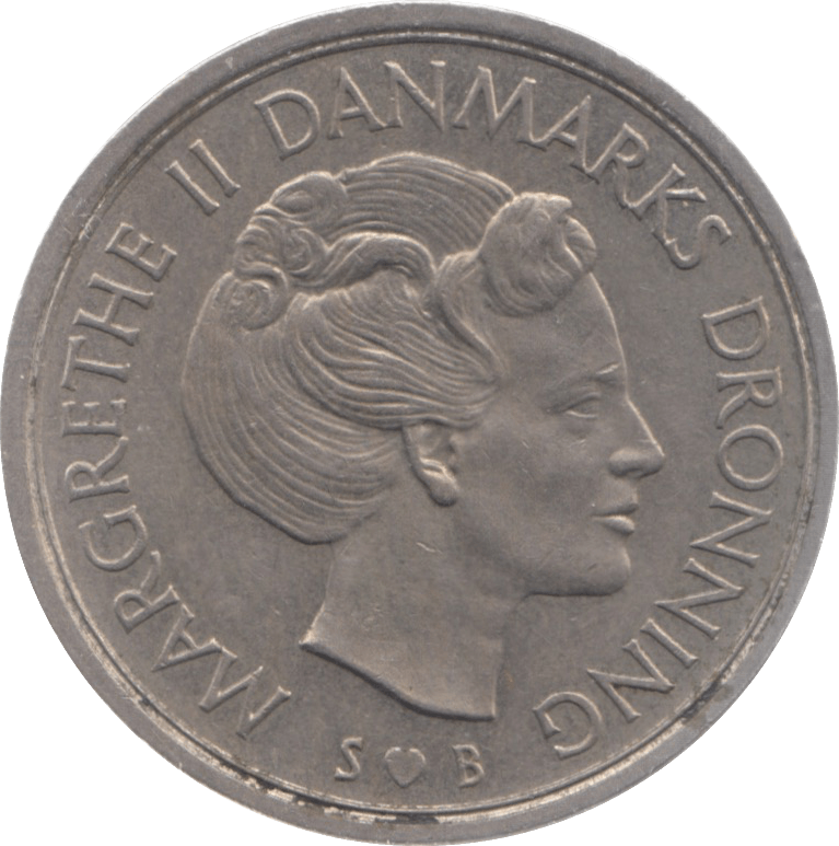 1975 DENMARK 5 KRONER - WORLD COINS - Cambridgeshire Coins